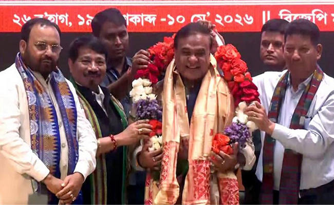 Assam: Himanta Biswa Sarma elected NDA leader, set to return as CM
